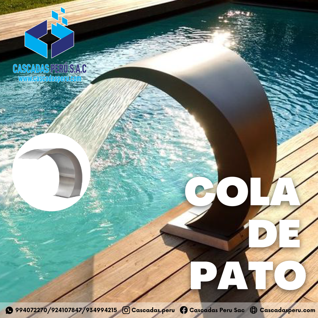 REBOSE TUBULAR, COLA DE PATO, CABEZA DE COBRA, ACCESORIOS DE PISCINA, VELO DE PISCINA, LUCES SUMERGIBLES